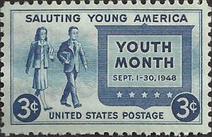 # 963 MINT NEVER HINGED SALUTE TO YOUTH