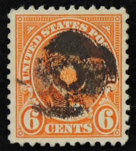 U.S. Used Stamp Scott #638 6c Garfield, Superb. A Gem!