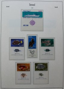 Israel Stamp Collection 1950s-1999 MNH in Three Lighthouse Specialty Albums