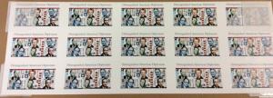 4076 Distinguished Americans, uncut press sheet 90 39¢ stamps, 2006, $35.10 face