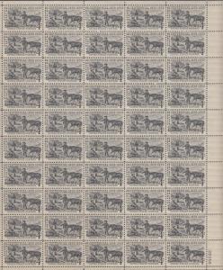 US #1130   Silver Centennial   Full sheet of 50  MNH