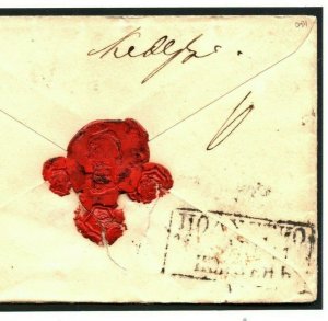 GB Cover RUSSIA DESTINATION MAIL *Lord Morpeth* RICHARD COBDEN  1847 Aachen P136