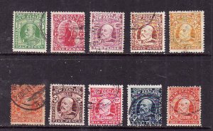 D3-New Zealand-Scott#130-9-used KEVII set-1909-12-