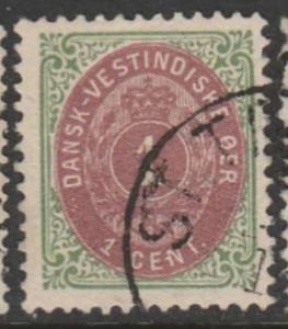 U.S. Scott #16 Danish West Indies - Possession Stamp - Used Single