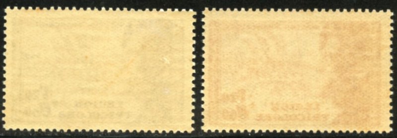 France Scott B147-B148 - MVFNHOG 1942 Tricolor Legion Issue - SCV $20.00