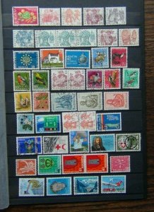 Switzerland Range with useful commemorative issues Animals Birds etc Used