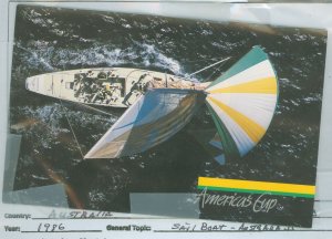 Australia  1001-1003 1986 Sailboat - Australia II, America's Cup Triumph 83
