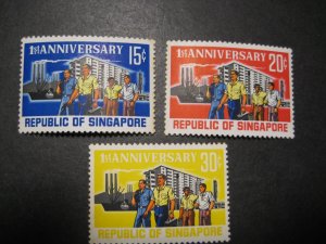 Singapore #73-75 Mint Never Hinged WDWPhilatelic (7/25)