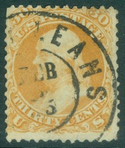 EDW1949SELL : USA 1861 Scott #71 Used. Beautiful cds cancel. Catalog $190.00.