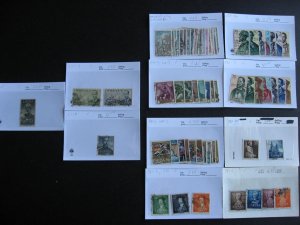 Spain used assembled in sales cards, some mixed condition