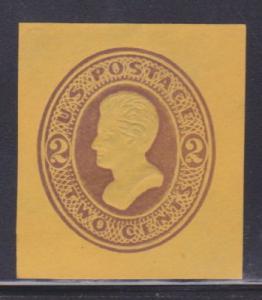 U136 VF-mint cut square nice color cv $ 58 ! see pic !