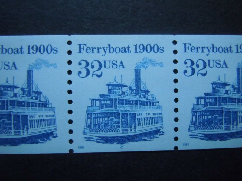 #2466 32c Ferryboat PNC5 Plate #2 MNH OG VF