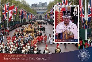 FALKLAND ISLANDS 2023 CORONATION KING CHARLES III ROYAL