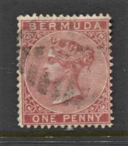 STAMP STATION PERTH Bermuda #1 QV Definitive FU Wmk.1