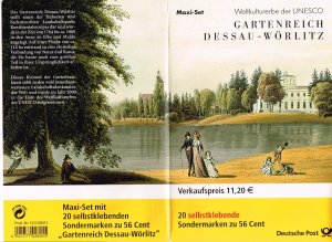 Germany 2002,Sc.#2159A MNH booklet Dessau-Wörlitz Gardens