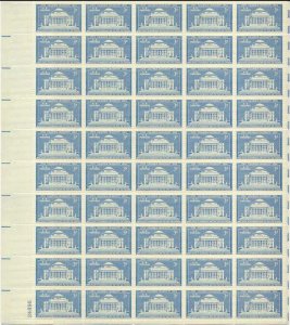 US Stamp 1953 Columbia University - 50 Stamp Sheet Scott #1029