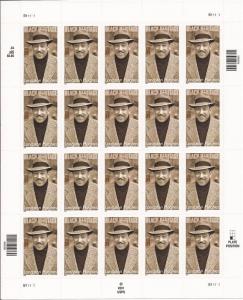US Stamp - 2002 Black Heritage Langston Hughes - 20 Stamp Sheet #3557