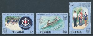 Tuvalu #204-6 NH Boys Brigade Cent.