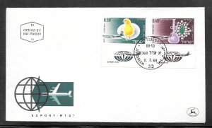 Just Fun Cover Israel #C40,C41 FDC Cancel (my879)