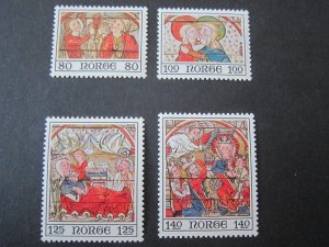 Norway 1975 Sc 665-8 Christmas Religion set MNH