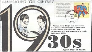 #3185f Superman Anagram FDC