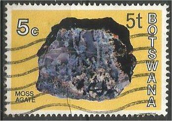 BOTSWANA, 1976, used 5t on 5c, Minerals Scott 159