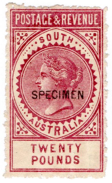 (I.B) Australia Postal : South Australia £20 (SG 208)