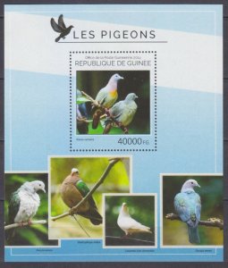 2014 Guinea 10571/B2409 Birds - Doves 16,00 €