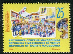 324 - NORTH MACEDONIA 2022 - Small Montmartre of Bitola - Art - MNH