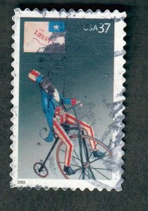 3776 Old Glory Booklet Issue used Single