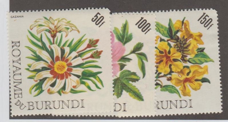 Burundi Scott #154-155-156 Stamp - Mint Set