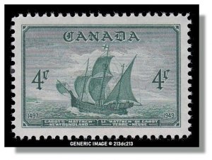 Canada - 282 MNH - Matthew, Navire de Cabot (1949) 4¢