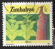 Zimbabwe; 1985: Sc. # 493: Used Perf. 14 3/4 x 14 1/2 Single Stamp