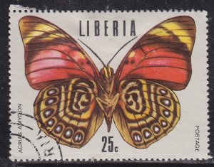 Liberia 687 Tropical Butterflies 1974