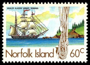 NORFOLK ISLAND Sc 361 XF/MNH - 1985 60c The Ship Aladdin