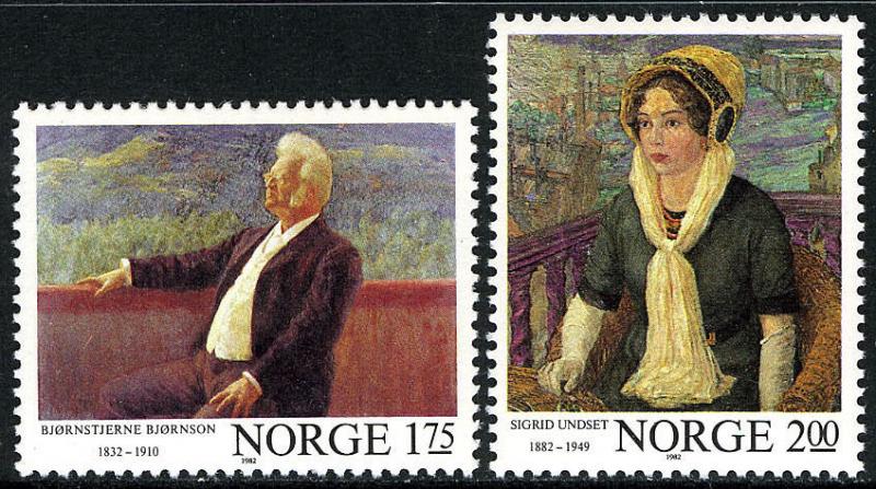 Norway 810-811, MNH. Paintings by A.C.Svarstad, Erik Werenskiold, 1982