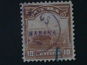 ​CUBA-1899 SC#231-CANE FIELD FANCY CANCEL-VF-125 YEARS OLD HARD TO FIND