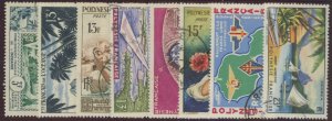 French Polynesia #C22-C24/C28-C32 Used