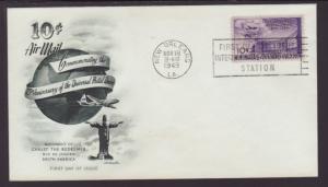 US C42 UPU 1949 Artmaster U/A FDC