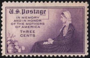 SC#738 3¢ Mother's Day Issue (1934) MNH