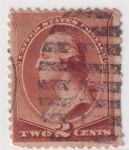 USA_1883's_ George Washington 2C_ Cancel study: Numeral