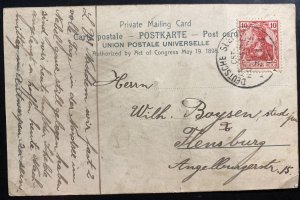 1907 Germany Paquebot Sea post Picture Postcard Cover SS Prince Eitel Friedrich