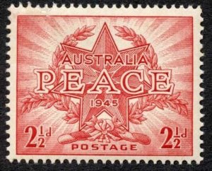 Australia SG 216/ACSC 236a 2 1/2d Peace No Wmk (unissued) U/M