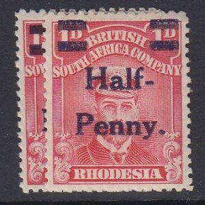 RHODESIA, Scott 139-140, MHR