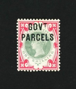 [GREAT BRITAIN] 1900 1s SG O72 / SC O38 / ‘GOVT PARCELS’ Overprint (MH)