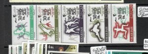 SHARJAH  (P0206B)  OLYMPICS STRIP REVALUED SG 174-8   MNH 