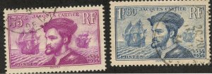 France, Scott #296-7, Used