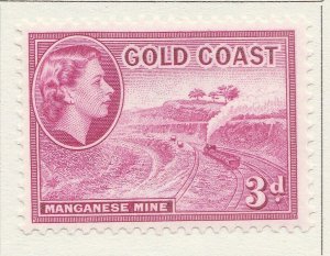 GOLD COAST 1953 3d MH* Stamp A4P40F40073