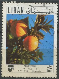 Lebanon Sc#C636 Used, 85p multi, Achievements and Progress (1971)