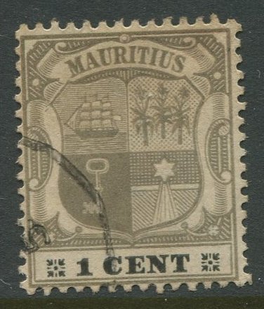 STAMP STATION PERTH Mauritius #92 Coat of Arms Used Wmk 2 - 1895 -1904